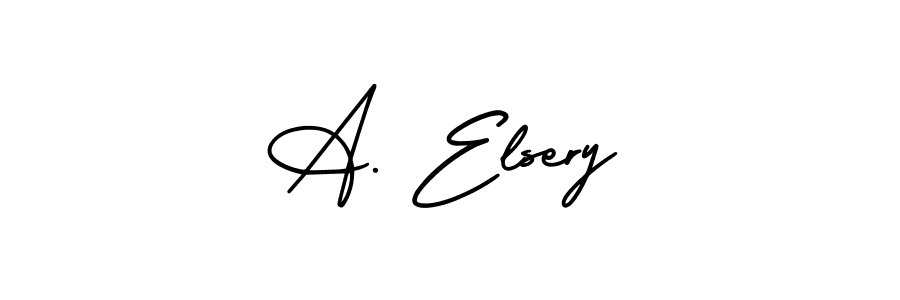 if you are searching for the best signature style for your name A. Elsery. so please give up your signature search. here we have designed multiple signature styles  using AmerikaSignatureDemo-Regular. A. Elsery signature style 3 images and pictures png