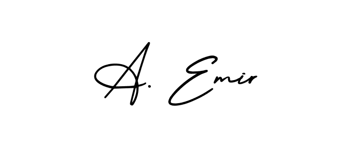 Once you've used our free online signature maker to create your best signature AmerikaSignatureDemo-Regular style, it's time to enjoy all of the benefits that A. Emir name signing documents. A. Emir signature style 3 images and pictures png