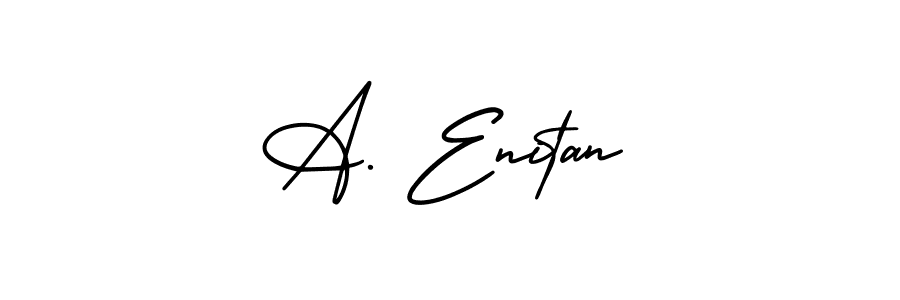 if you are searching for the best signature style for your name A. Enitan. so please give up your signature search. here we have designed multiple signature styles  using AmerikaSignatureDemo-Regular. A. Enitan signature style 3 images and pictures png