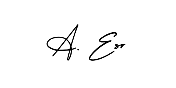 Similarly AmerikaSignatureDemo-Regular is the best handwritten signature design. Signature creator online .You can use it as an online autograph creator for name A. Esr. A. Esr signature style 3 images and pictures png