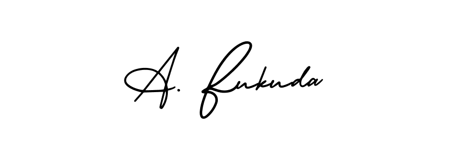 Make a beautiful signature design for name A. Fukuda. Use this online signature maker to create a handwritten signature for free. A. Fukuda signature style 3 images and pictures png