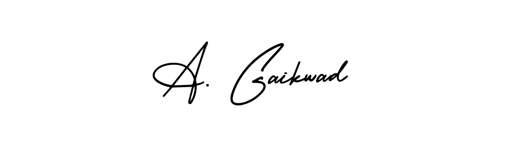AmerikaSignatureDemo-Regular is a professional signature style that is perfect for those who want to add a touch of class to their signature. It is also a great choice for those who want to make their signature more unique. Get A. Gaikwad name to fancy signature for free. A. Gaikwad signature style 3 images and pictures png