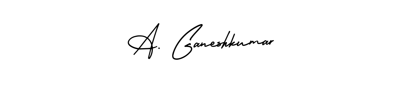 Best and Professional Signature Style for A. Ganeshkumar. AmerikaSignatureDemo-Regular Best Signature Style Collection. A. Ganeshkumar signature style 3 images and pictures png