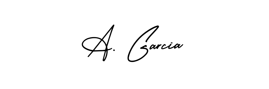 AmerikaSignatureDemo-Regular is a professional signature style that is perfect for those who want to add a touch of class to their signature. It is also a great choice for those who want to make their signature more unique. Get A. Garcia name to fancy signature for free. A. Garcia signature style 3 images and pictures png
