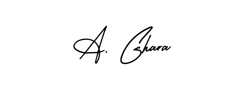 Best and Professional Signature Style for A. Ghara. AmerikaSignatureDemo-Regular Best Signature Style Collection. A. Ghara signature style 3 images and pictures png