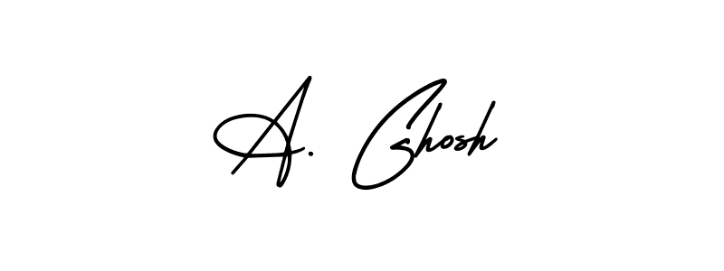 Create a beautiful signature design for name A. Ghosh. With this signature (AmerikaSignatureDemo-Regular) fonts, you can make a handwritten signature for free. A. Ghosh signature style 3 images and pictures png