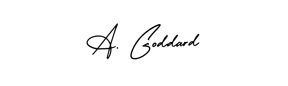 Also You can easily find your signature by using the search form. We will create A. Goddard name handwritten signature images for you free of cost using AmerikaSignatureDemo-Regular sign style. A. Goddard signature style 3 images and pictures png