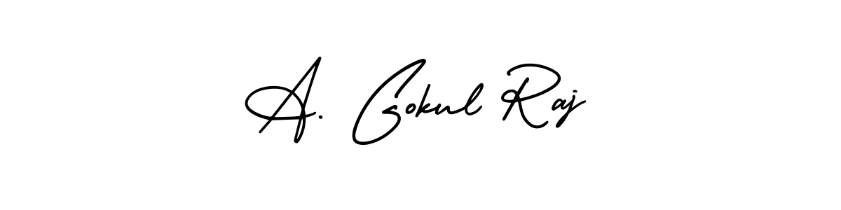 Also we have A. Gokul Raj name is the best signature style. Create professional handwritten signature collection using AmerikaSignatureDemo-Regular autograph style. A. Gokul Raj signature style 3 images and pictures png