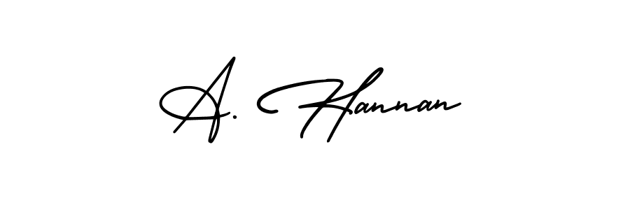 Best and Professional Signature Style for A. Hannan. AmerikaSignatureDemo-Regular Best Signature Style Collection. A. Hannan signature style 3 images and pictures png