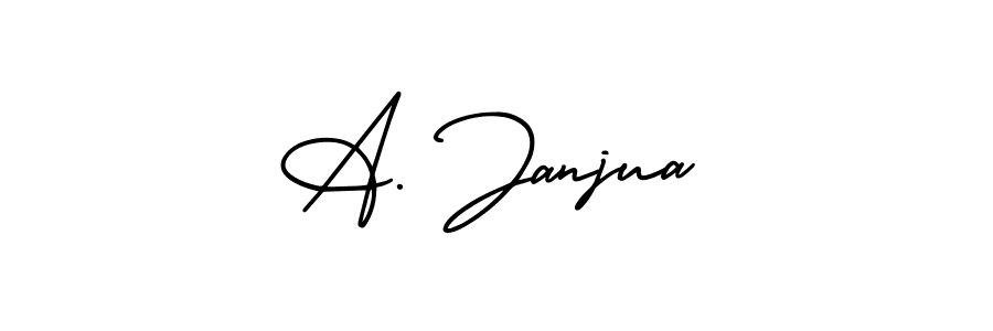 AmerikaSignatureDemo-Regular is a professional signature style that is perfect for those who want to add a touch of class to their signature. It is also a great choice for those who want to make their signature more unique. Get A. Janjua name to fancy signature for free. A. Janjua signature style 3 images and pictures png