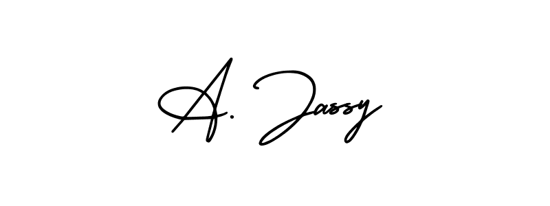 How to make A. Jassy signature? AmerikaSignatureDemo-Regular is a professional autograph style. Create handwritten signature for A. Jassy name. A. Jassy signature style 3 images and pictures png