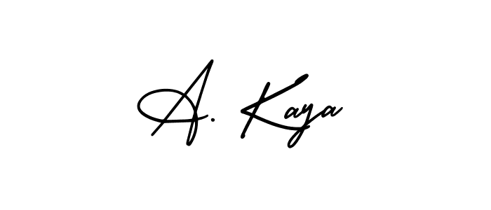 Check out images of Autograph of A. Kaya name. Actor A. Kaya Signature Style. AmerikaSignatureDemo-Regular is a professional sign style online. A. Kaya signature style 3 images and pictures png