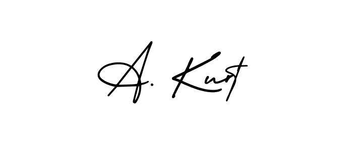 How to make A. Kurt signature? AmerikaSignatureDemo-Regular is a professional autograph style. Create handwritten signature for A. Kurt name. A. Kurt signature style 3 images and pictures png