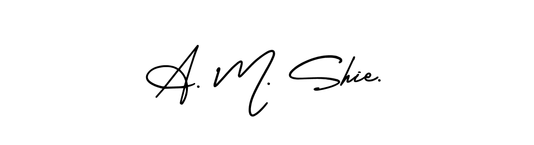 Best and Professional Signature Style for A. M. Shie.. AmerikaSignatureDemo-Regular Best Signature Style Collection. A. M. Shie. signature style 3 images and pictures png