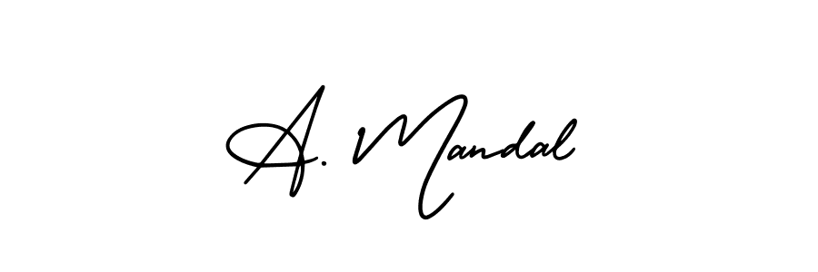 How to Draw A. Mandal signature style? AmerikaSignatureDemo-Regular is a latest design signature styles for name A. Mandal. A. Mandal signature style 3 images and pictures png