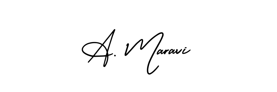 Make a beautiful signature design for name A. Maravi. Use this online signature maker to create a handwritten signature for free. A. Maravi signature style 3 images and pictures png