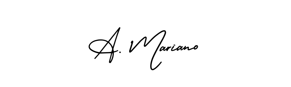 See photos of A. Mariano official signature by Spectra . Check more albums & portfolios. Read reviews & check more about AmerikaSignatureDemo-Regular font. A. Mariano signature style 3 images and pictures png