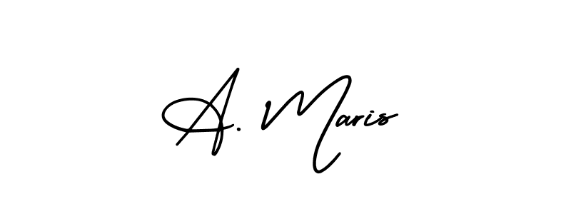 How to make A. Maris signature? AmerikaSignatureDemo-Regular is a professional autograph style. Create handwritten signature for A. Maris name. A. Maris signature style 3 images and pictures png