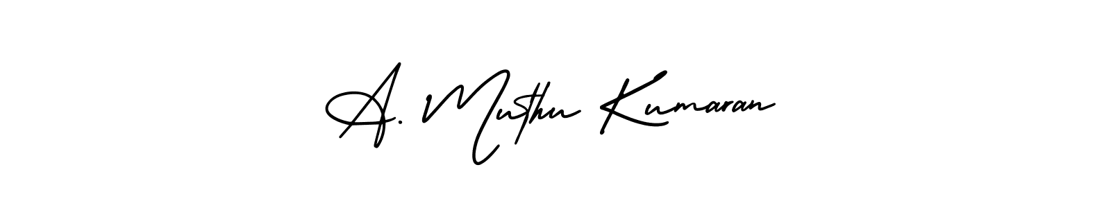 A. Muthu Kumaran stylish signature style. Best Handwritten Sign (AmerikaSignatureDemo-Regular) for my name. Handwritten Signature Collection Ideas for my name A. Muthu Kumaran. A. Muthu Kumaran signature style 3 images and pictures png