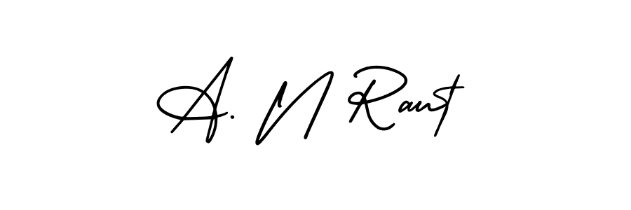 Once you've used our free online signature maker to create your best signature AmerikaSignatureDemo-Regular style, it's time to enjoy all of the benefits that A. N Raut name signing documents. A. N Raut signature style 3 images and pictures png