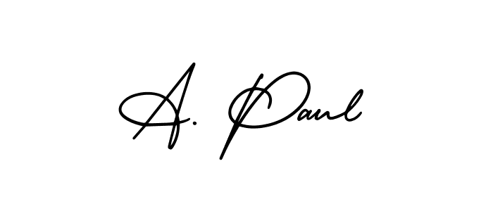 A. Paul stylish signature style. Best Handwritten Sign (AmerikaSignatureDemo-Regular) for my name. Handwritten Signature Collection Ideas for my name A. Paul. A. Paul signature style 3 images and pictures png