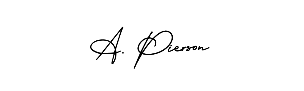 Also You can easily find your signature by using the search form. We will create A. Pierson name handwritten signature images for you free of cost using AmerikaSignatureDemo-Regular sign style. A. Pierson signature style 3 images and pictures png