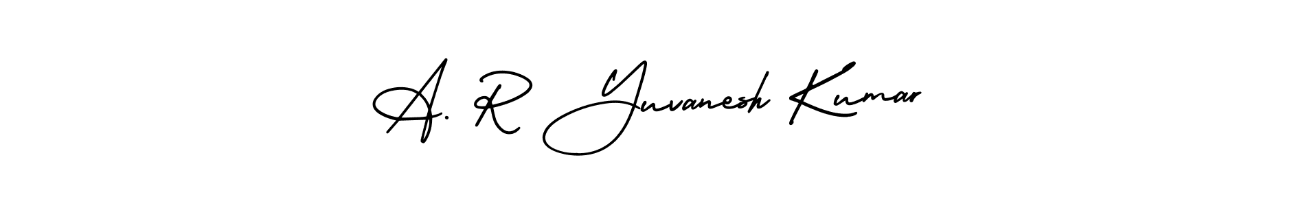 You can use this online signature creator to create a handwritten signature for the name A. R Yuvanesh Kumar. This is the best online autograph maker. A. R Yuvanesh Kumar signature style 3 images and pictures png