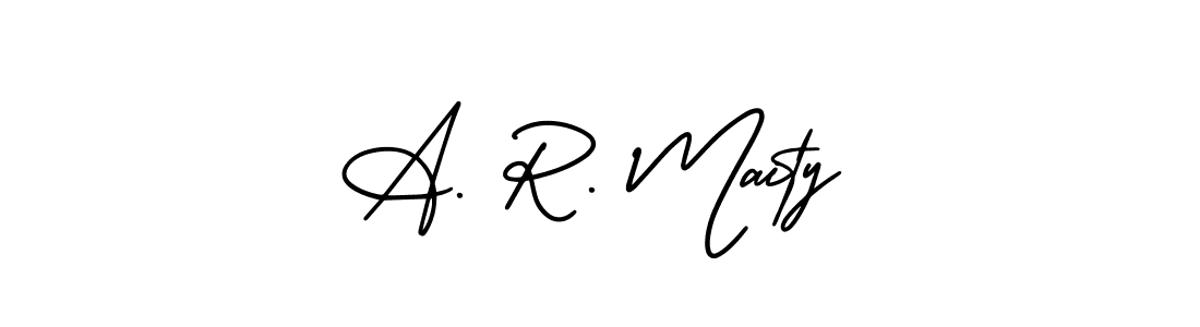 Make a beautiful signature design for name A. R. Maity. Use this online signature maker to create a handwritten signature for free. A. R. Maity signature style 3 images and pictures png