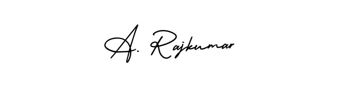 Make a beautiful signature design for name A. Rajkumar. With this signature (AmerikaSignatureDemo-Regular) style, you can create a handwritten signature for free. A. Rajkumar signature style 3 images and pictures png