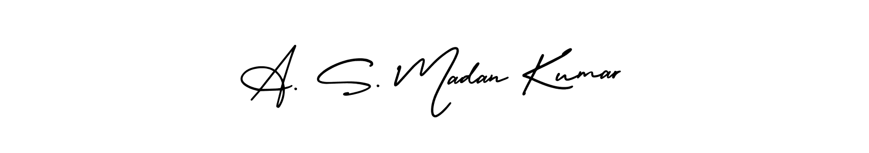 Best and Professional Signature Style for A. S. Madan Kumar. AmerikaSignatureDemo-Regular Best Signature Style Collection. A. S. Madan Kumar signature style 3 images and pictures png