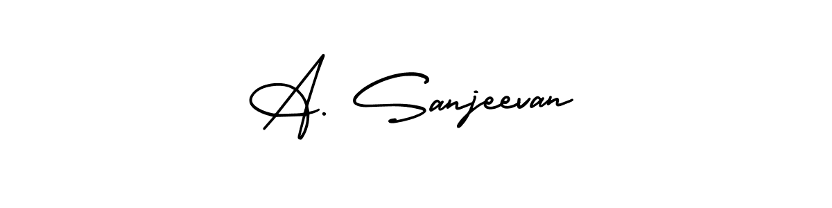 Here are the top 10 professional signature styles for the name A. Sanjeevan. These are the best autograph styles you can use for your name. A. Sanjeevan signature style 3 images and pictures png