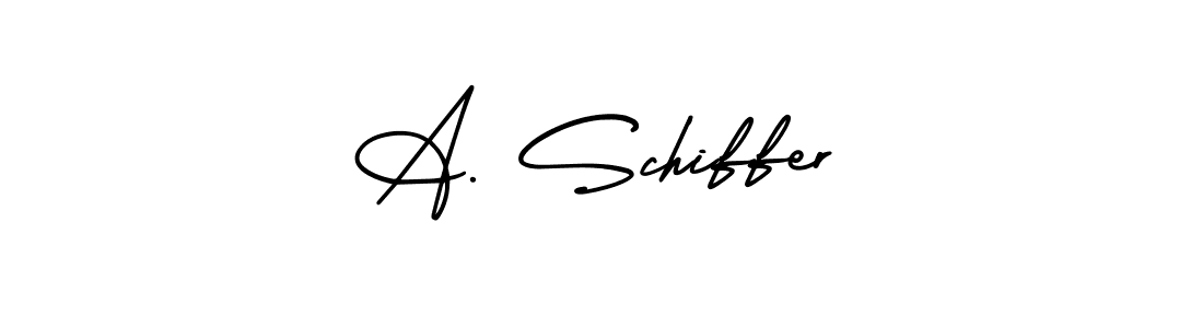 How to Draw A. Schiffer signature style? AmerikaSignatureDemo-Regular is a latest design signature styles for name A. Schiffer. A. Schiffer signature style 3 images and pictures png