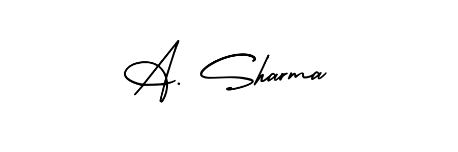 Best and Professional Signature Style for A. Sharma. AmerikaSignatureDemo-Regular Best Signature Style Collection. A. Sharma signature style 3 images and pictures png
