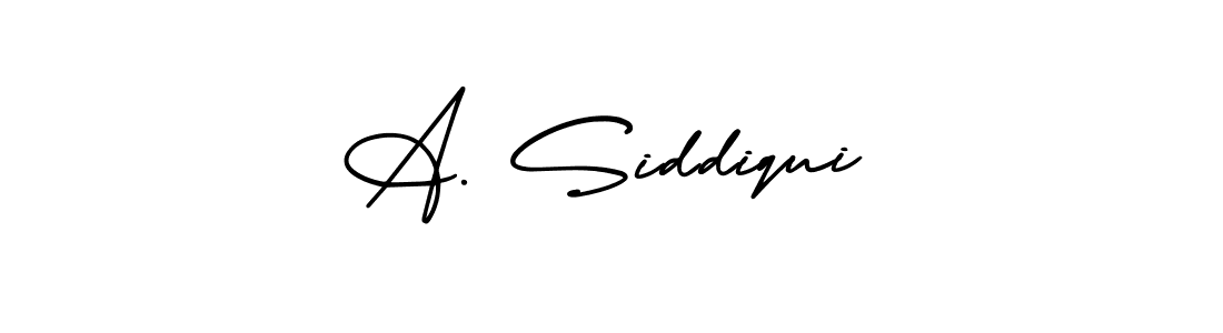 A. Siddiqui stylish signature style. Best Handwritten Sign (AmerikaSignatureDemo-Regular) for my name. Handwritten Signature Collection Ideas for my name A. Siddiqui. A. Siddiqui signature style 3 images and pictures png