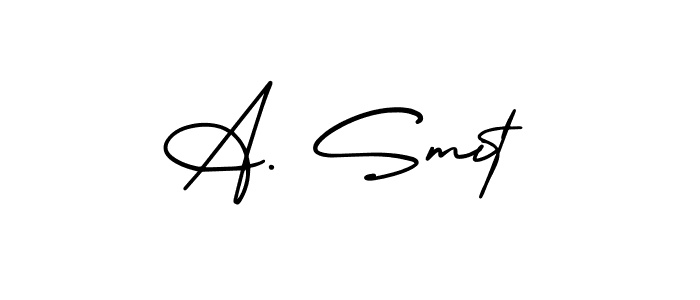 Also we have A. Smit name is the best signature style. Create professional handwritten signature collection using AmerikaSignatureDemo-Regular autograph style. A. Smit signature style 3 images and pictures png