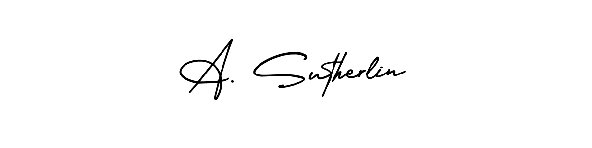 Also we have A. Sutherlin name is the best signature style. Create professional handwritten signature collection using AmerikaSignatureDemo-Regular autograph style. A. Sutherlin signature style 3 images and pictures png