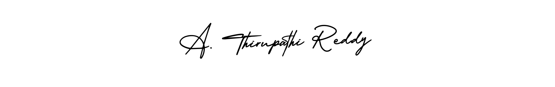 This is the best signature style for the A. Thirupathi Reddy name. Also you like these signature font (AmerikaSignatureDemo-Regular). Mix name signature. A. Thirupathi Reddy signature style 3 images and pictures png