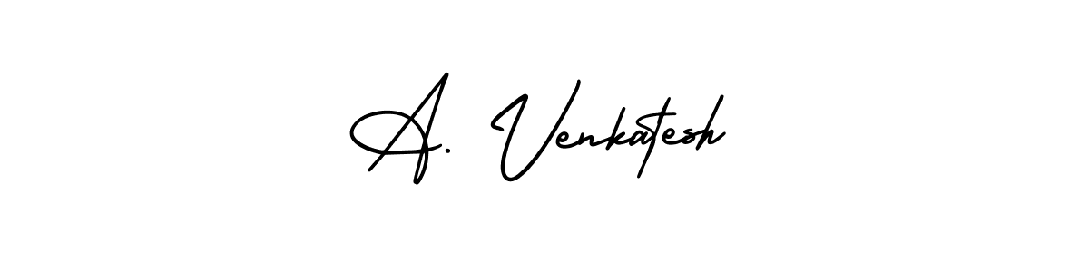 Also we have A. Venkatesh name is the best signature style. Create professional handwritten signature collection using AmerikaSignatureDemo-Regular autograph style. A. Venkatesh signature style 3 images and pictures png