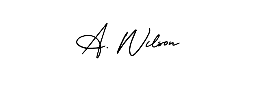 Make a short A. Wilson signature style. Manage your documents anywhere anytime using AmerikaSignatureDemo-Regular. Create and add eSignatures, submit forms, share and send files easily. A. Wilson signature style 3 images and pictures png