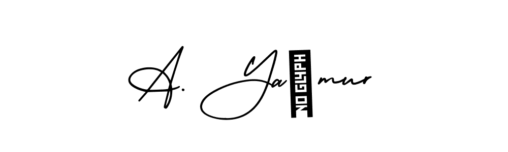 Make a beautiful signature design for name A. Yağmur. With this signature (AmerikaSignatureDemo-Regular) style, you can create a handwritten signature for free. A. Yağmur signature style 3 images and pictures png