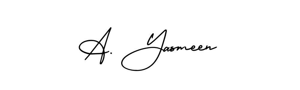 Make a beautiful signature design for name A. Yasmeen. Use this online signature maker to create a handwritten signature for free. A. Yasmeen signature style 3 images and pictures png