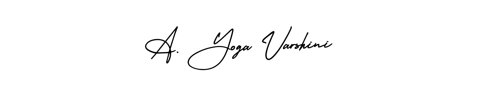 Best and Professional Signature Style for A. Yoga Varshini. AmerikaSignatureDemo-Regular Best Signature Style Collection. A. Yoga Varshini signature style 3 images and pictures png