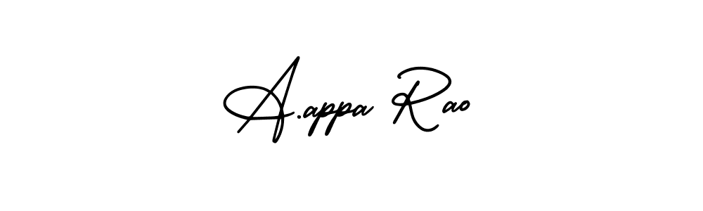 Once you've used our free online signature maker to create your best signature AmerikaSignatureDemo-Regular style, it's time to enjoy all of the benefits that A.appa Rao name signing documents. A.appa Rao signature style 3 images and pictures png