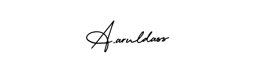 A.aruldass stylish signature style. Best Handwritten Sign (AmerikaSignatureDemo-Regular) for my name. Handwritten Signature Collection Ideas for my name A.aruldass. A.aruldass signature style 3 images and pictures png