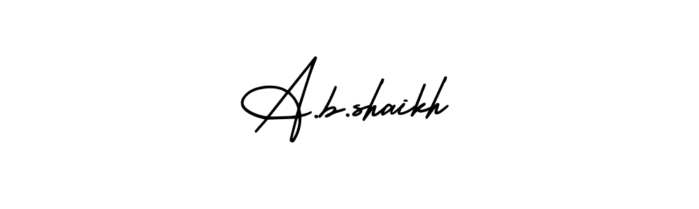 It looks lik you need a new signature style for name A.b.shaikh. Design unique handwritten (AmerikaSignatureDemo-Regular) signature with our free signature maker in just a few clicks. A.b.shaikh signature style 3 images and pictures png