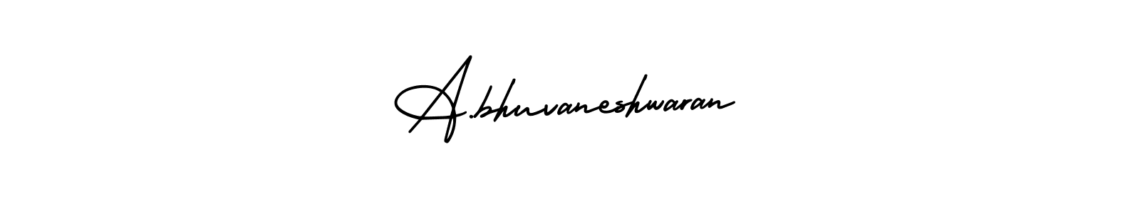 AmerikaSignatureDemo-Regular is a professional signature style that is perfect for those who want to add a touch of class to their signature. It is also a great choice for those who want to make their signature more unique. Get A.bhuvaneshwaran name to fancy signature for free. A.bhuvaneshwaran signature style 3 images and pictures png