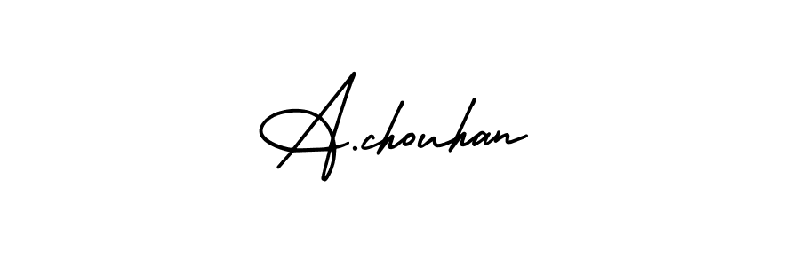 How to Draw A.chouhan signature style? AmerikaSignatureDemo-Regular is a latest design signature styles for name A.chouhan. A.chouhan signature style 3 images and pictures png