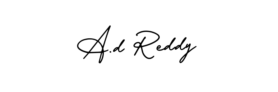 It looks lik you need a new signature style for name A.d Reddy. Design unique handwritten (AmerikaSignatureDemo-Regular) signature with our free signature maker in just a few clicks. A.d Reddy signature style 3 images and pictures png