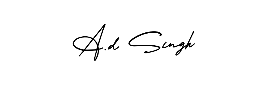 Here are the top 10 professional signature styles for the name A.d Singh. These are the best autograph styles you can use for your name. A.d Singh signature style 3 images and pictures png