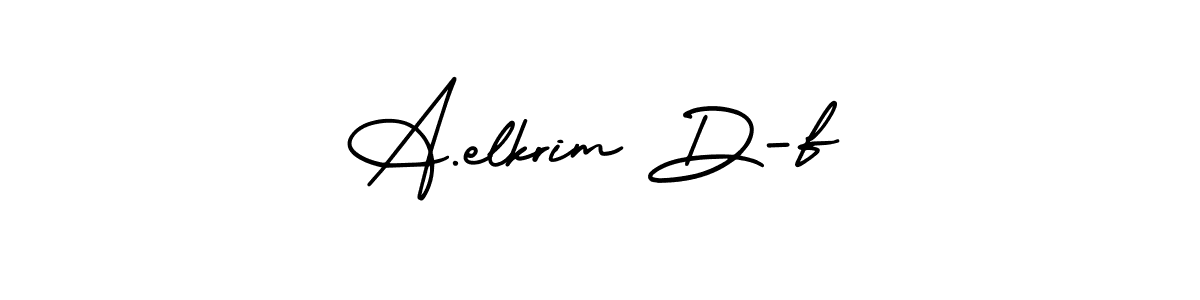 Best and Professional Signature Style for A.elkrim D-f. AmerikaSignatureDemo-Regular Best Signature Style Collection. A.elkrim D-f signature style 3 images and pictures png